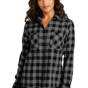 Women's Plaid Flannel Shirt