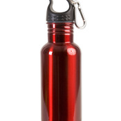 17oz Stainless Steel Adventure Water Bottle With Carabiner